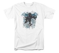 DC Comics - Batman Arkham Knight - I Know - T-Shirt Unisex Adulti - Bianco