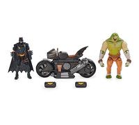 Spin Master DC Comics Batman Batcycle Killer Croc & Batman 10 cm