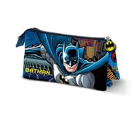 DC Comics Batman Battle-Astuccio Triplo, Blu, 23.5 x 10 cm