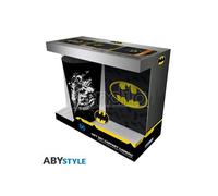 Dc Comics Batman Bicchiere XXL + Spilla + Agenda A6 160 Pagine Abystyle