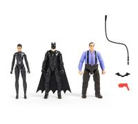 DC Comics Batman - Confezione da 3 action figure esclusive di Batman, Selina Kyle, The Penguin, 3 accessori
