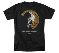 DC Comics - Batman - Dark Knight Moon - T-Shirt Unisex Per Adulti - Nera