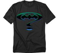 DC Comics - Batman Forever - Logo Interrogativo - T-Shirt Unisex Adulti - Nera