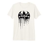 DC Comics Batman Graffiti Drip Paint Cowl Maschera Estetica Maglietta Premium