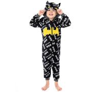 DC Comics Batman Grigio Applique Logo & Logo All-Over Print Tutina Ragazzi