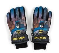 DC Comics Batman - Guanti invernali da sci per bambini, impermeabili e antivento, guanti da neve, guanti caldi per snowboard e sci, colore nero, 8-10 anni