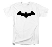 DC COMICS - BATMAN - HUSH LOGO - T-Shirt A Maniche Corte Unisex Adulto - Bianco