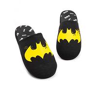 DC Comics Batman Pantofole da uomo Dark Knight Giallo logo scarpe da casa