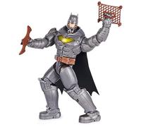 DC Comics , BATMAN, Personaggio Deluxe Battle Strike Batman da 30 cm, 5 accessori, oltre 20 suoni, giocattoli da collezionare per bambini e bambine dai 3 anni in su