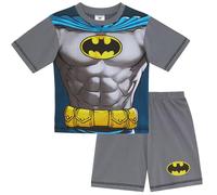 DC Comics Batman - Pigiama a Maniche Corte per Bambini - 100% Cotone - 5-6 Anni: 116cm