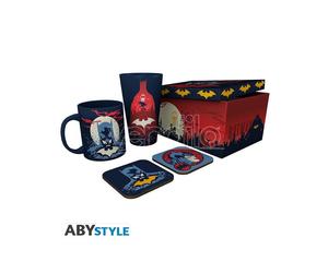 DC Comics Batman Set Bicchiere XXL + Tazza + 2 Sottobicchieri Luminosi AbyStyle