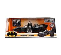Dc Comics Batmovil Metal Car + Batman Figura Set Jada Toys