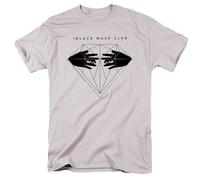 DC Comics Birds Of Prey Bmc T-Shirt Uomo 100% Cotone Argento Manica Corta
