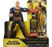 DC Comics Black Adam Personaggio 30 cm con Luci Suoni e Accessori Action Figures