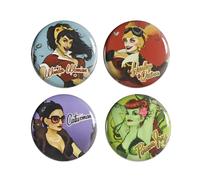DC Comics Bombshells Magnet 4-Pack