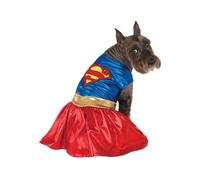 DC Comics - Costume per animali domestici, da superragazza, taglia L, collo a coda, 55,9 cm, petto 58,4 cm