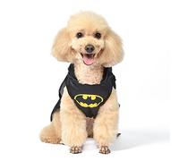 DC Comics Costume per cani Batman, taglia S, il miglior costume di Halloween DC Comics Batman per cani di piccola taglia, costumi divertenti per cani, costume ufficiale Batman per animali domestici