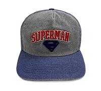 DC Comics DC Comics - Superman Collegiate Text (Baseball Cap) HEADWEAR NUOVO