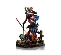 Dc Comics Deluxe Art Scale Statua 1/10 Harley Quinn (gotham City Sirens) 22 Cm Iron Studios