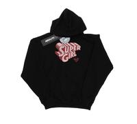 DC Comics Felpa con Cappuccio Supergirl Logo Retrò Ragazze (BI12238)