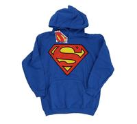 DC Comics Felpa con Cappuccio Superman Logo Ragazzi (BI5751)