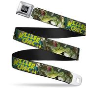 Dc Comics Forever Evil Full Color Black/Gray Seatbelt Belt - Batman... ACC NUOVO