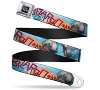 Dc Comics Forever Evil Full Color Black/Gray Seatbelt Belt - Superm... ACC NUOVO