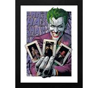 Dc Comics Framed Print The Joker Haha Cards (300) Stampa Con Cornice GB EYE