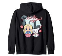 DC Comics Gokko Let's Fly Together, SuperGirl And Krypto Felpa con Cappuccio
