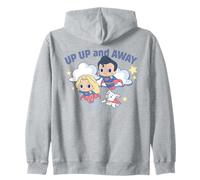 DC Comics Gokko Up Up & Away SuperGirl, Superman And Krypto Felpa con Cappuccio