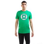 DC Comics Green Lantern Circle Logo T-Shirt Uomo (Pacco da 1)