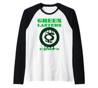 DC Comics Green Lantern Corps, Anello con Graffiti Pop Art Anni '70 Maglia con Maniche Raglan