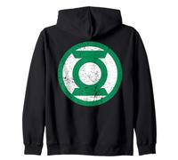 DC Comics Green Lantern Corps - Anello incrinato Resistente alle intemperie Felpa con Cappuccio