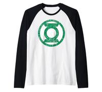 DC Comics Green Lantern Corps - Anello incrinato Resistente alle intemperie Maglia con Maniche Raglan