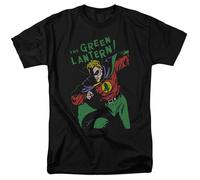 DC Comics Green Lantern First Maglietta Uomo Manica Corta Nera Cotone