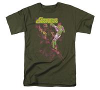 Dc Comics - Green Lantern - Spray Lantern - T-Shirt Unisex Adulto - Verde