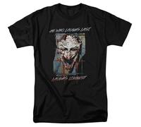 DC Comics Joker Just For Laughs Maglietta Uomo Adulto T-Shirt Nera Cotone