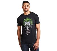 DC Comics Joker T-Shirt, Nero (Black Blk), Medium Uomo