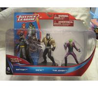 DC Comics Justice League Batman, Bane E Joker 3-Pack Figurina
