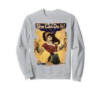 DC Comics Justice League Bombshell WonderWoman She Can Do It Felpa