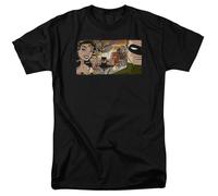 DC Comics Justice League Cinematic League T-Shirt Uomo Manica Corta Nero Cotone