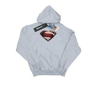 DC Comics Justice League Felpa con Cappuccio Superman Emblema Uomo (BI12680)