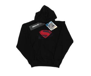 DC Comics Justice League Felpa con Cappuccio Superman Logo Uomo (BI12570)
