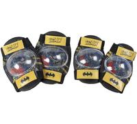 Kit di protezione bici gomitiere ginocchiere bambino Batman uomo pipistrello DC