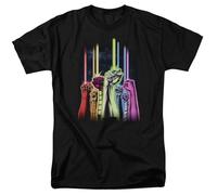 DC Comics - Lanterna Verde - Corpo Arcobaleno - T-Shirt Unisex Da Adulto - Nera
