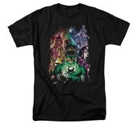 DC Comics - Lanterna Verde - I Nuovi Guardiani - T-Shirt Unisex Adulti - Nera