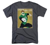 DC Comics - Lanterna Verde - Poster Semplice - T-Shirt Unisex Adulti - Grigio