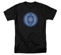 DC Comics - Lanterna Verde - Simbolo Indigo - Maglietta Unisex Adulto - Nera