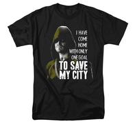 DC Comics - L'Arrow - Salva La Mia Città - T-Shirt Corto Unisex Adulto - Nera
