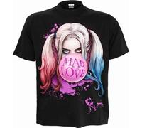 DC Comics - Harley Quinn - Mad Love - Front Print T-Shirt Black XXL Black